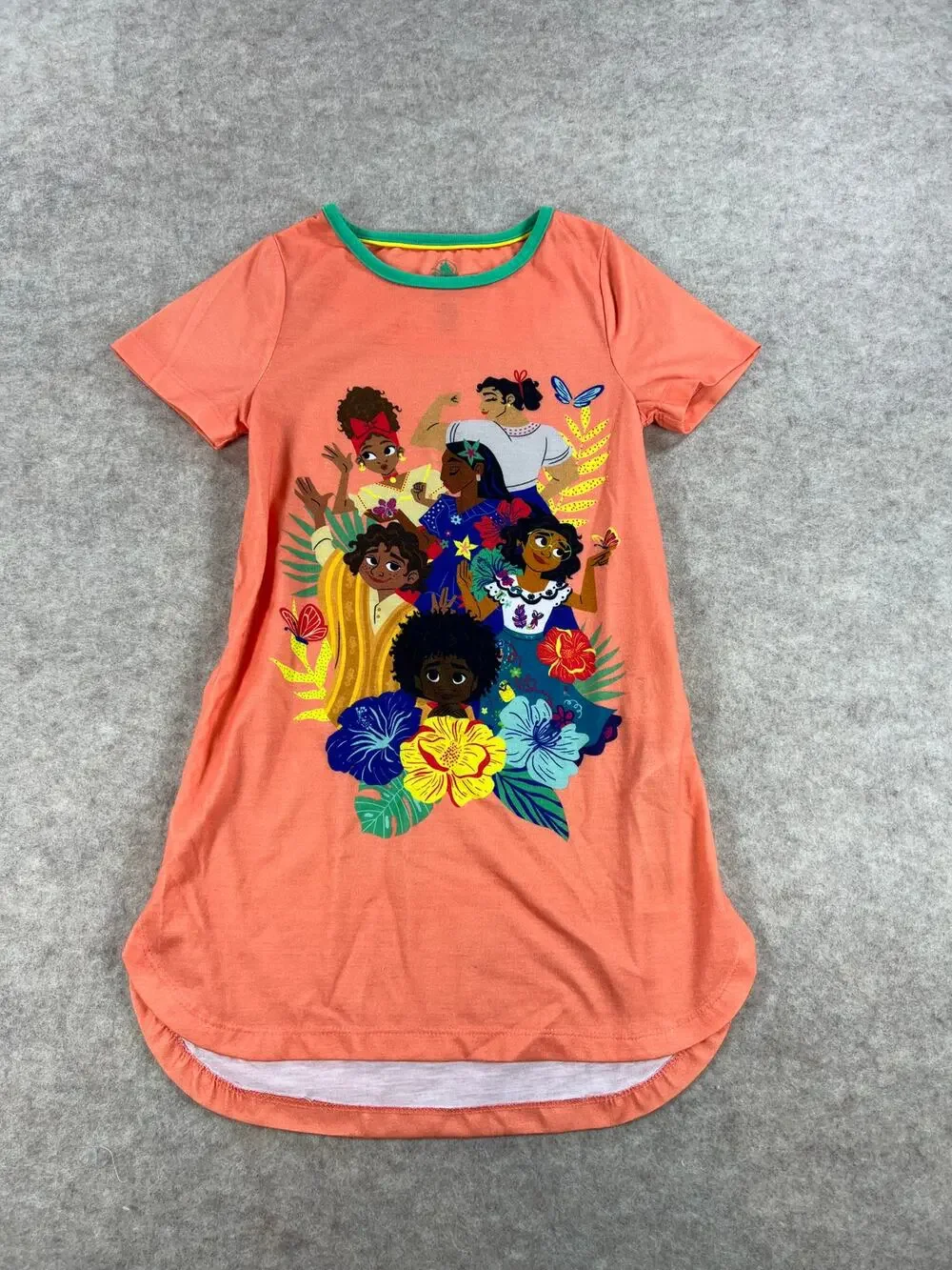Disney Encanto Short Sleeve Nightshirt Nightgown Size 5/6 - Picture 1 of 6